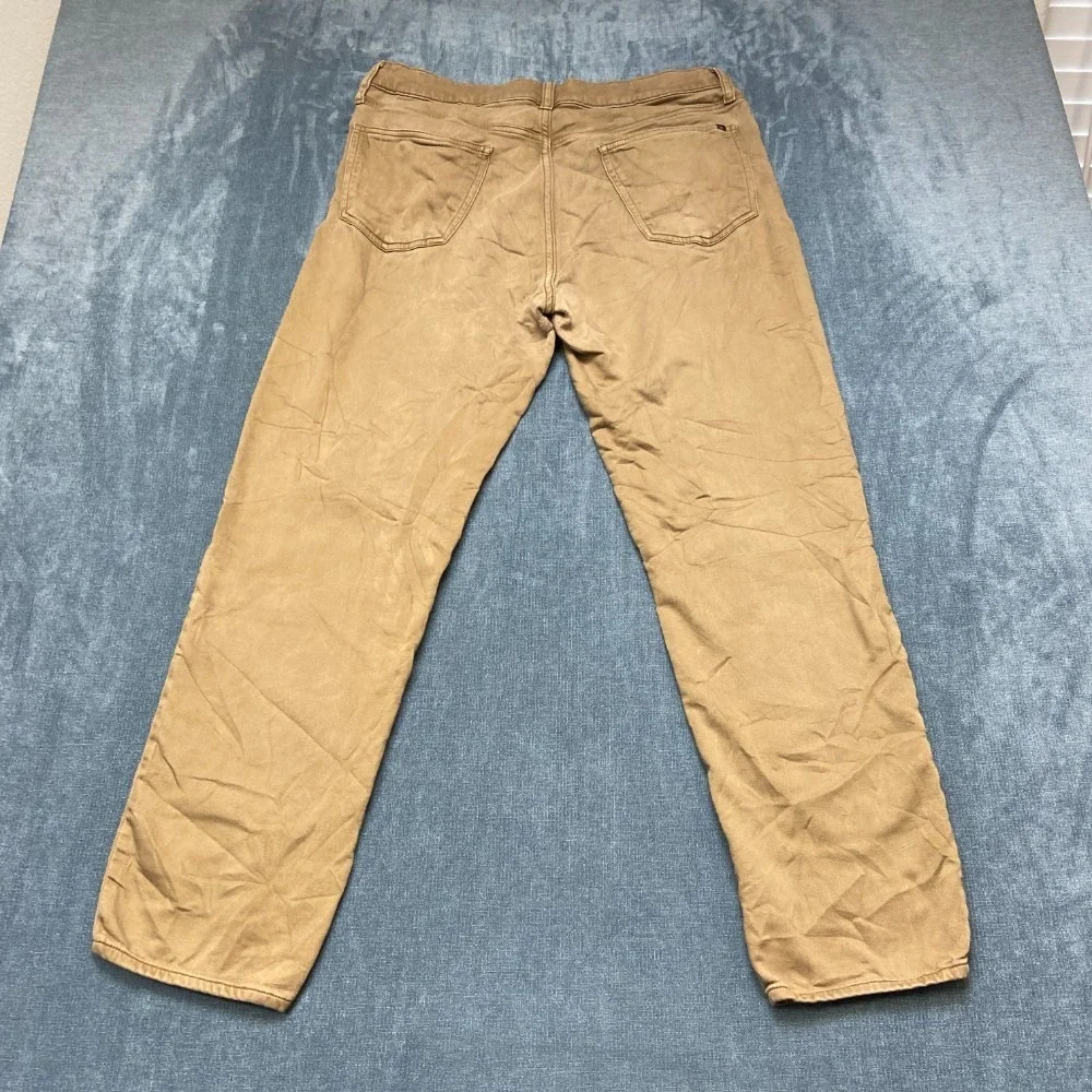 Banana Republic Jeans Mens 34x32 Tan Denim Cotton Stretch Regular Fit Casual